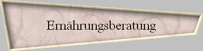 Ernhrungsberatung